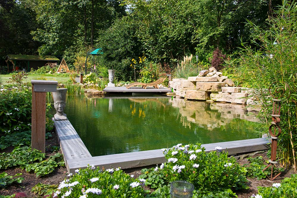 Teichbau - Schwimmteich und Gartenteich